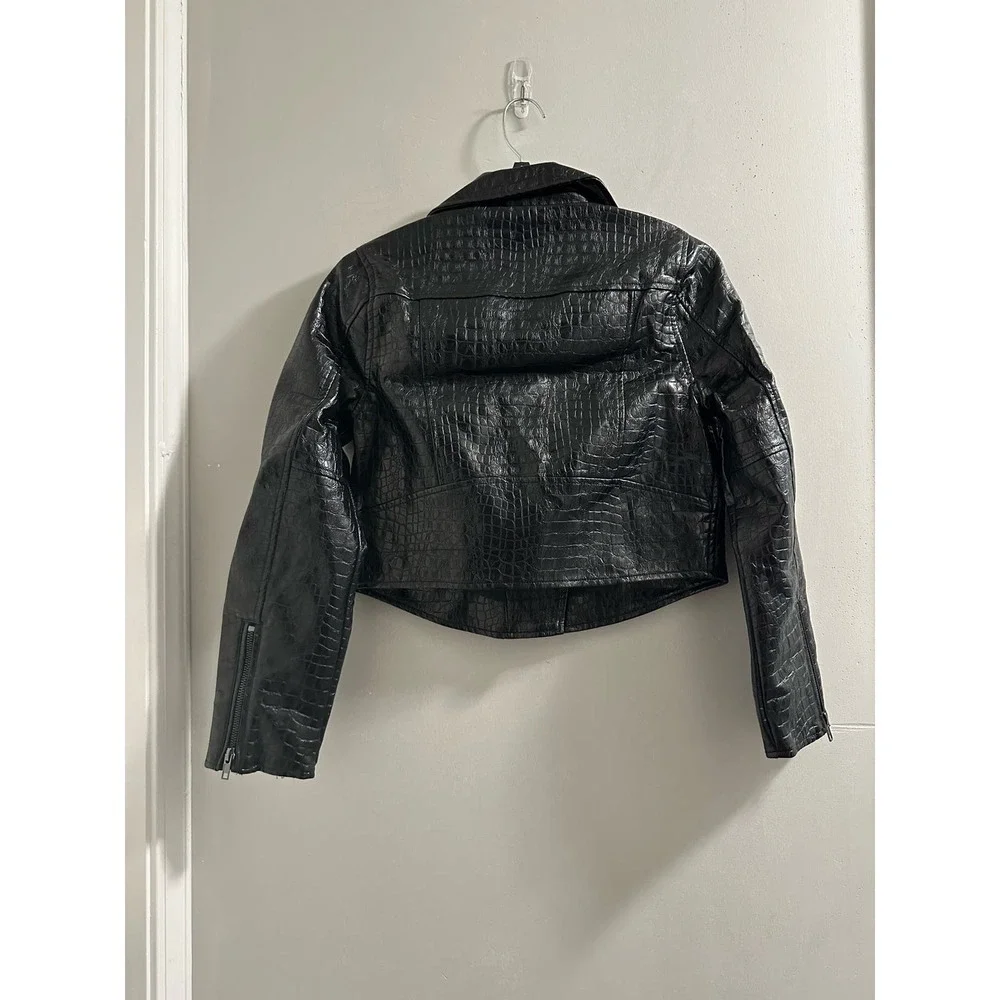 🔴Modcloth Crocodile Rock Moto Jacket XS‎
